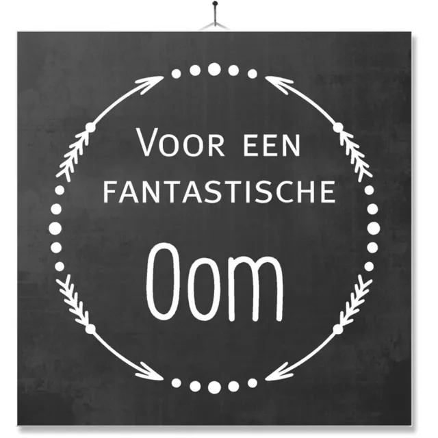MC Living Tegel Met Opdruk | Geschenk | Kado | Voor een fantastische oom Multi-Color