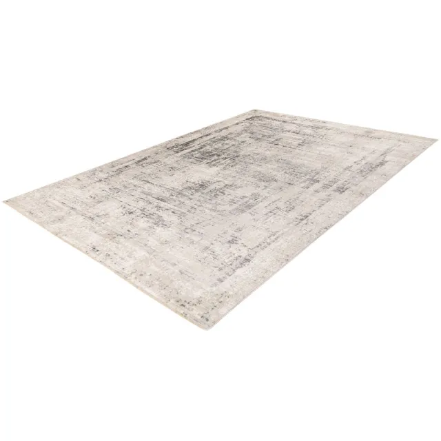 Lalee Vista Vloerkleed - Tapijt - Laagpolig - Zilver - Modern en Vintage Dessins - Duurzaam en Ondersteunt Vloerverwarming