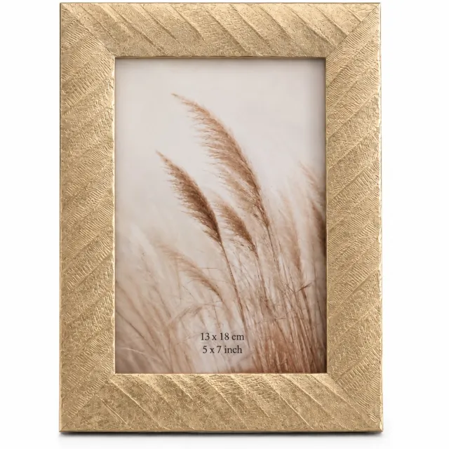 EGLO Gouden Fotolijst 13 x 18 cm – Luxe Fotokader met Reliëfstructuur