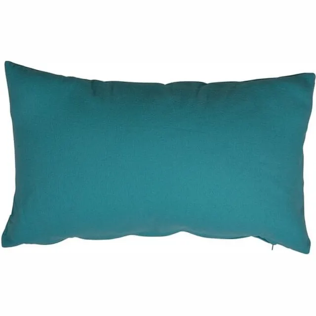 Linen & More Flannel Turquoise Kussen | 30 X 50 | Sierkussen Voor Woonkamer Of Slaapkamer