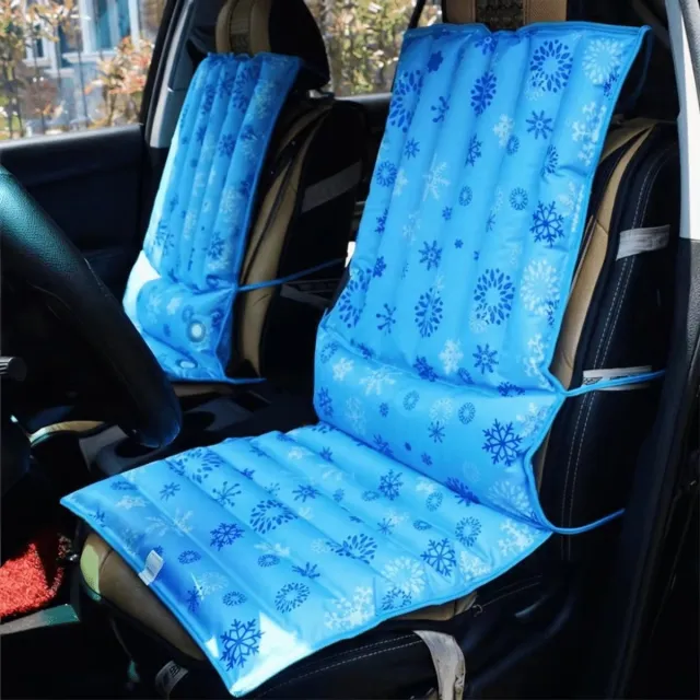 rimmo Ergonomisch Koel Zitkussen Auto – Watergevuld Autostoelkussen voor Zomerse Verkoeling, Opvouwbaar en Draagbaar - Blauw