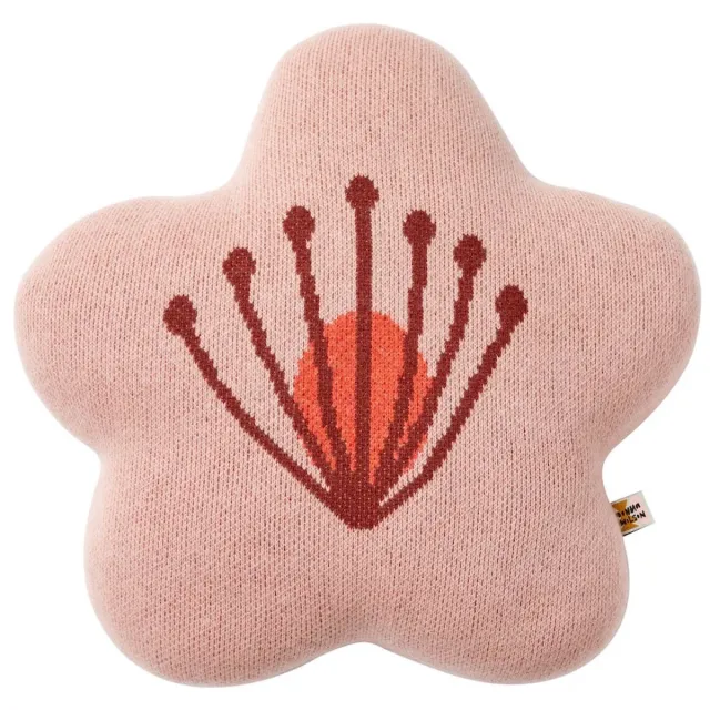 Donna Wilson Pink Bloom Shaped sierkussen - gebreid Roze