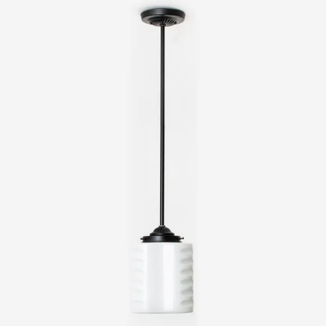 Coloured by Art Hanglamp De Klerk Moonlight - Art Deco Trade Zwart