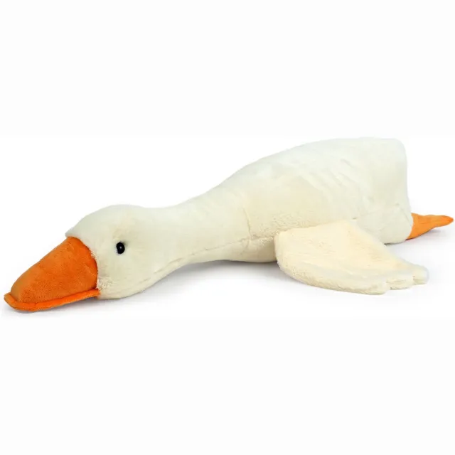 WP Merchandise Speelgoed Knuffel - Sierkussen - Gans Fredy - Champagne