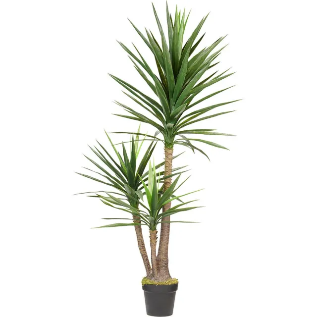 HTT Decorations Kunstplant Yucca H160cm - HTT Decorations kunstplanten Groen