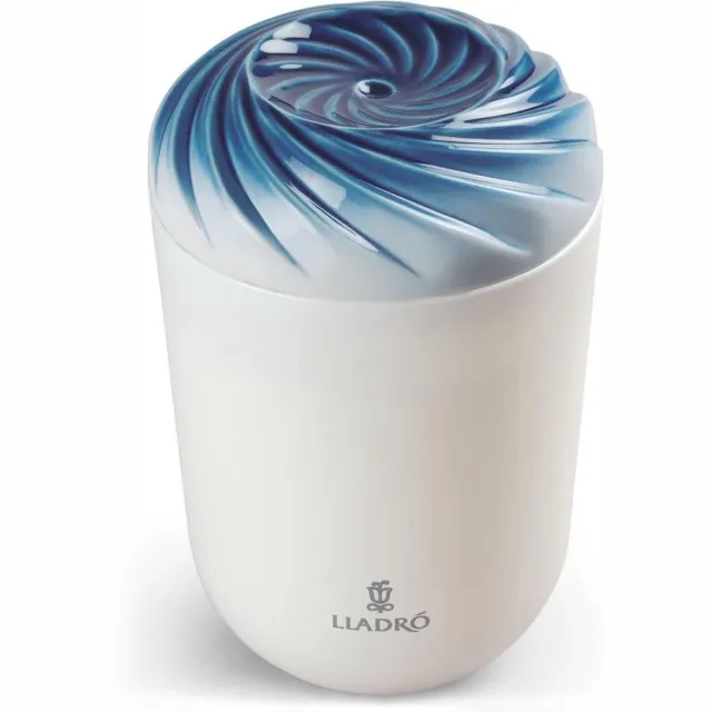 Lladro Echoes of Nature geurkaars - Unbreakable Spirit Blauw