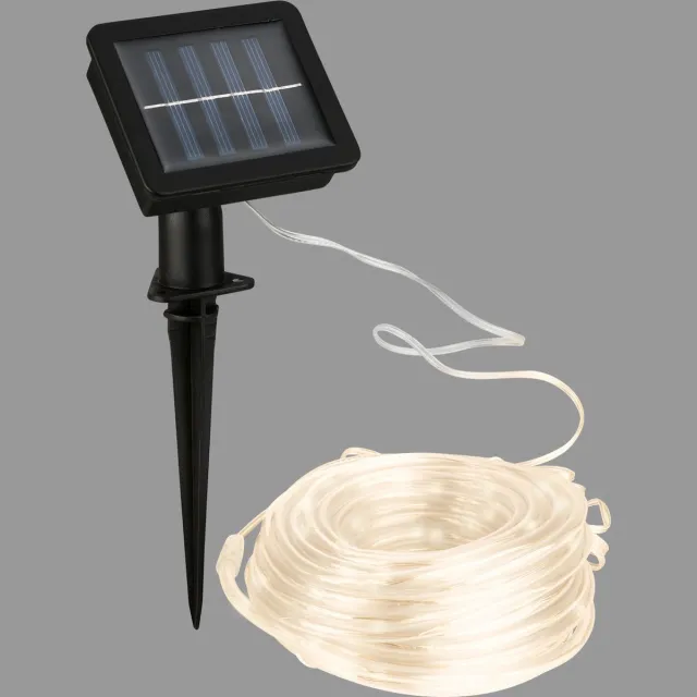 Briloner 10 meter Buitenverlichting - solar tuinverlichting - zonne energie - buiten snoer - lichtsnoer buiten