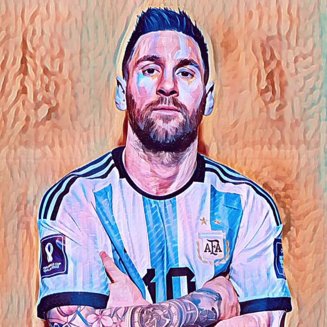 Passionforart.eu Messi - Poster - 70 x 100 cm fullcolour
