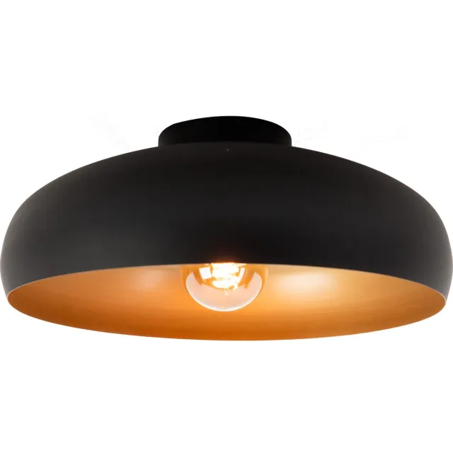 EGLO Mogano Plafondlamp - E27 - Ø 40 cm - Zwart/Koper
