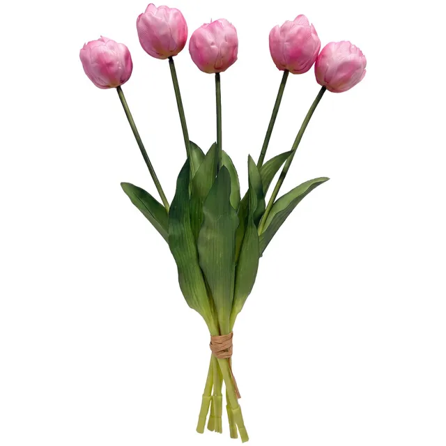 Clayre & Eef Kunstbloem Roze Kunststof