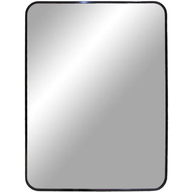 Nest of Nora Wandspiegel 50x70 rechthoekig - Aluminium frame - Zwart