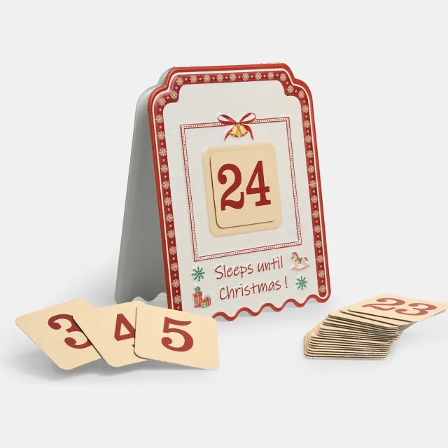 Loberon Adventskalender Stardomen rood/crème