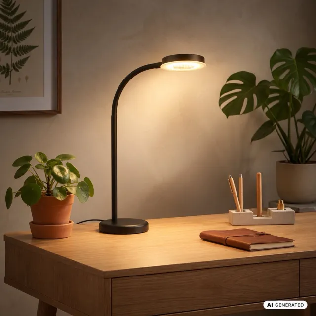 Briloner Megg – Bureaulamp led – tafellamp met warm wit licht – dimbaar tafellampje met touchbediening – thuiskantoor – h.: 40cm – zwart