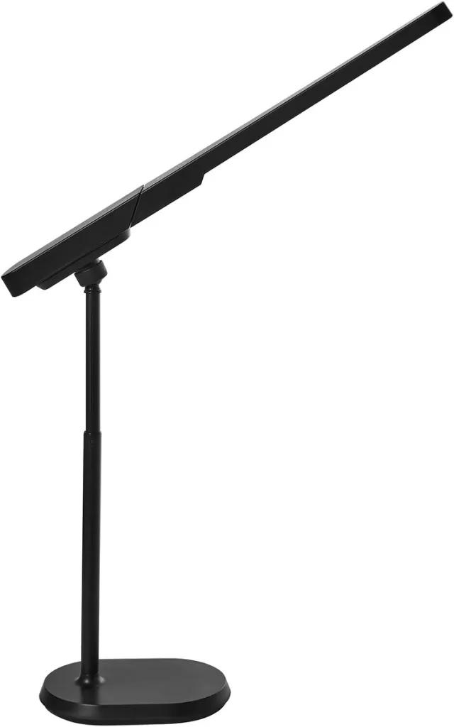 Beliani TUCANA - Bureaulamp LED - Zwart - Synthetisch materiaal