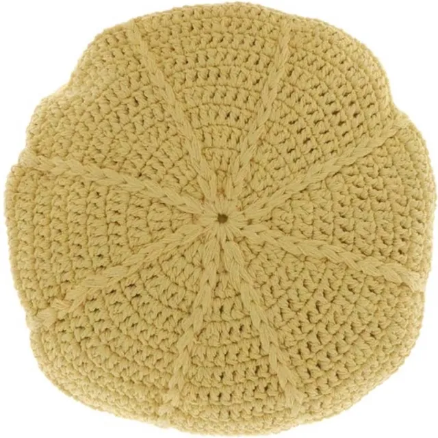 Unique Living D- Unique Living - Kussen Dora 45cm Ø Soft Yellow Geel