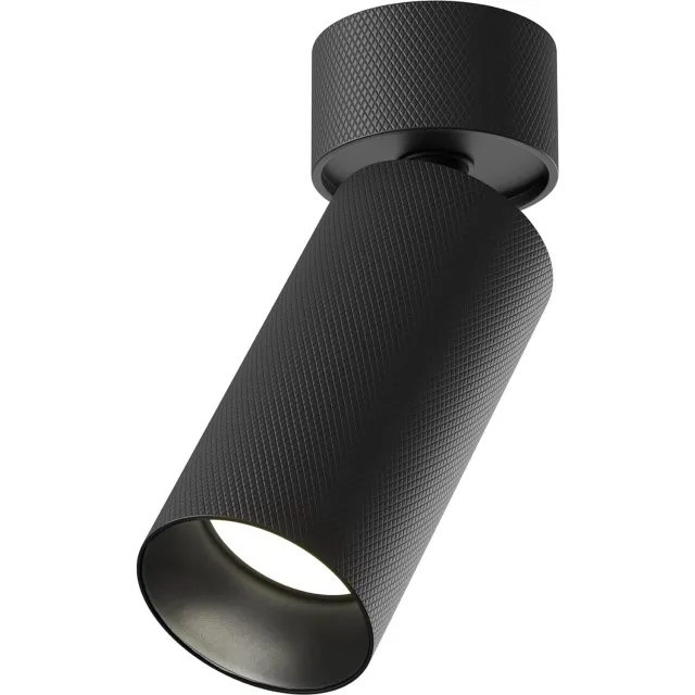 Maytoni plafondspot Artisan – GU10 spot zwart van aluminium
