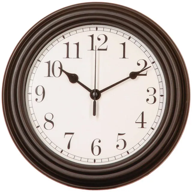 Atmosphera Créateur d'intérieur® Retro wandklok met sierlijsten EVAN Noir