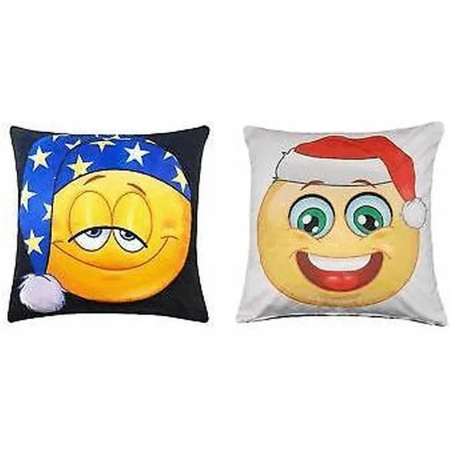 Emoji Kerst sierkussen Emoji Multi