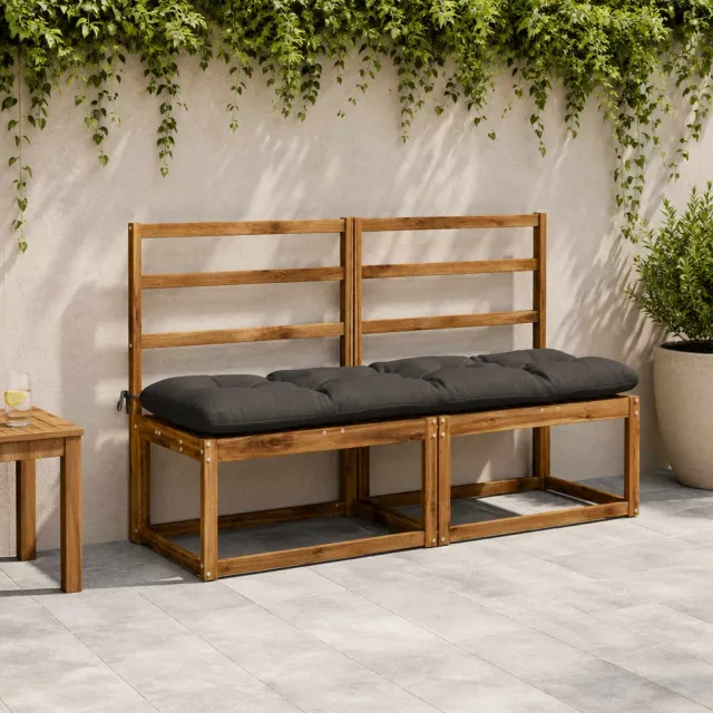 vidaXL Bankkussen VIANEN 100% Polyester Antraciet 150 x 40 x 12 cm Anthraciet