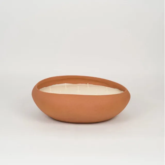 Mon Dada Doteki large indoor geurkaars sienna - down to earth oranje