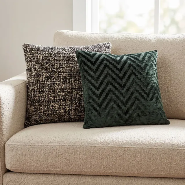 Hoii KUSSENSET | 2-delig | 45x45 cm | zwart, groen | Hoii