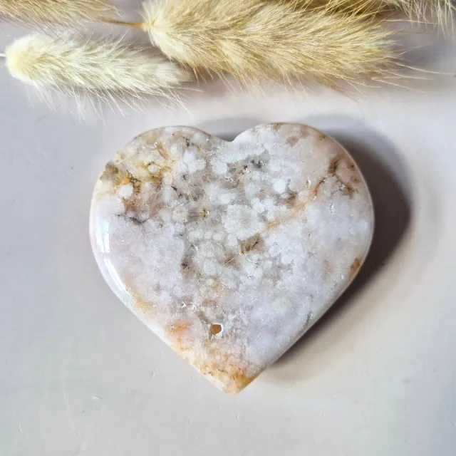 Moonlight Gemstones Edelsteen Druzy Pink Amethist Hart 135g (Roze Amethist) Meerkleurig