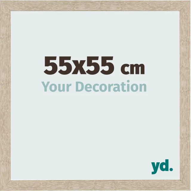 yd. Your Decoration - Fotolijst 55x55 cm - MDF - Sonoma Eiken - Bologna