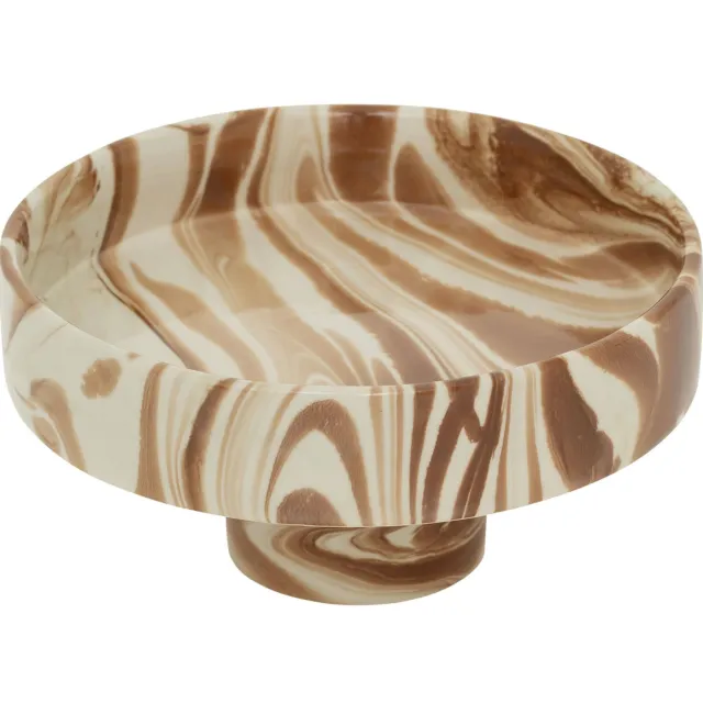 Urban Nature Culture decoratie schaal Moon bruin (26x13 cm)