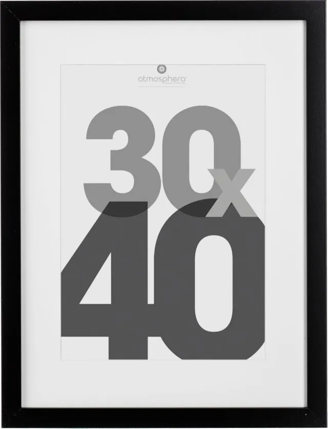 Atmosphera Créateur d'intérieur® FOTOKADER 30 X 40 CM - MDF - ZWART