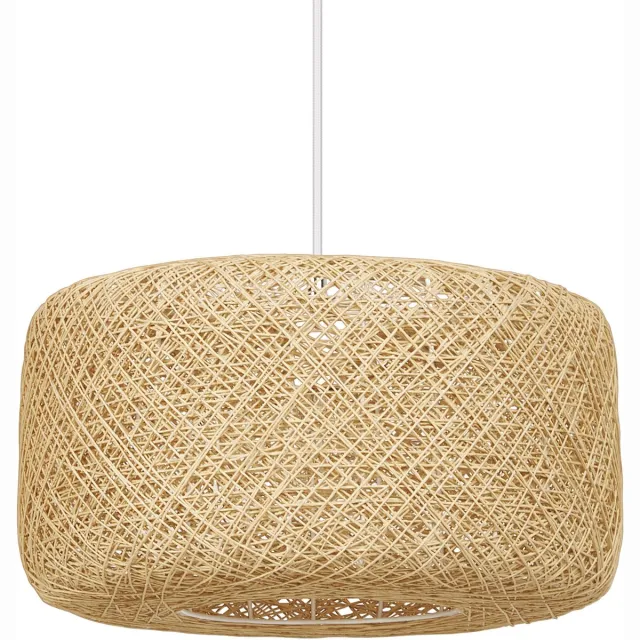 Osram Decor Paper Bale decoratieve hanglamp van papier en metaal, 400 mm, met E27-versie, IP20, beige