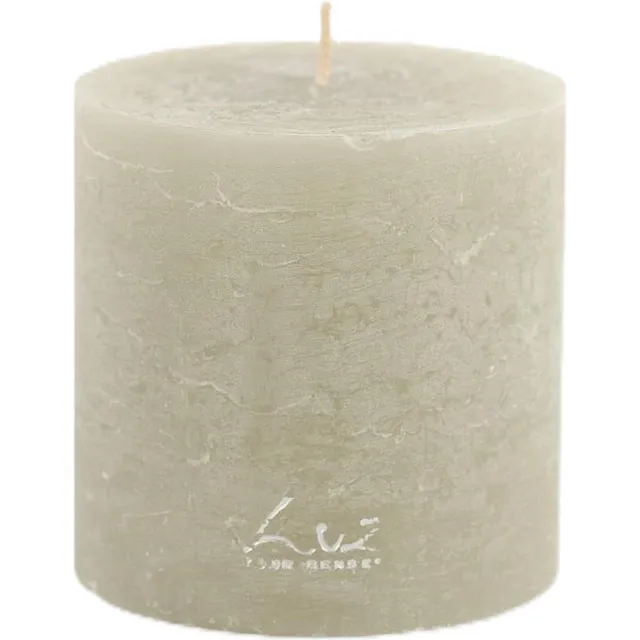 LUZ Rasteli Luz Your Senses Stomp Kaars Eucalyptus D 9 cm H 9 cm Groen