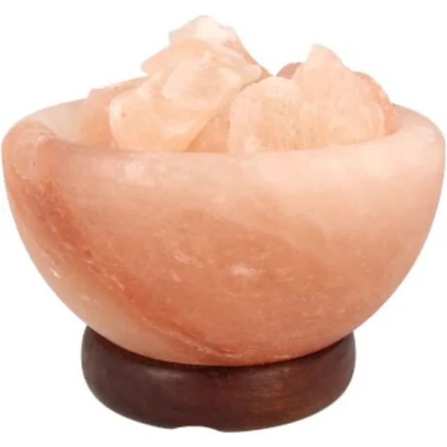Selnature Himalaya zoutlamp "vuurkorf" -Selnature- 15 cm / ca. 2700 gr Himalayazout oranje rose