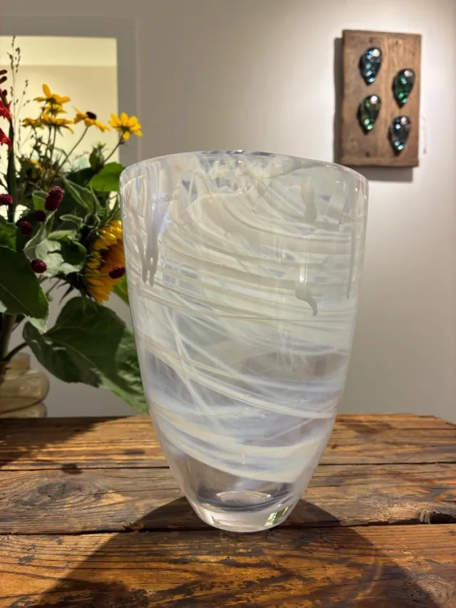Anna Ehrner Contrast Vaas Wit - Wit - Voor Binnen - Staand