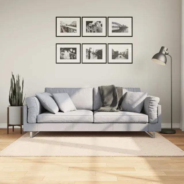 vidaXL Vloerkleed HUARTE laagpolig zacht wasbaar 120x170 cm beige, foto 2