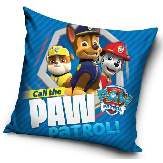 Carbotex Call the Paw Patrol - Sierkussen Kussen 40 x 40 cm inclusief vulling blauw