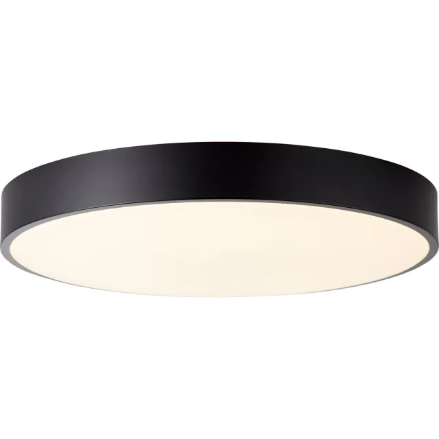Brilliant Slimline - Plafondlamp - LED 36W - CCT - Zwart