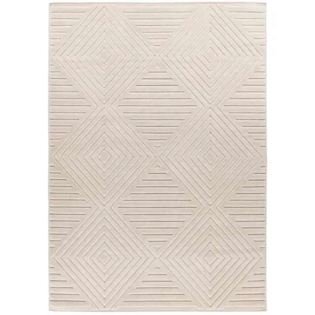 Dutch XXL Scandinavisch Vloerkleed | Tapijt | Viva | Ruiten | Crème