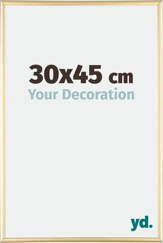 yd. Your Decoration - Fotolijst 30x45 cm - Aluminium - Goud - Kent