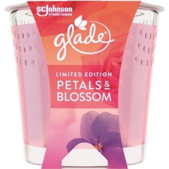 Glade Geurkaars – Petals & Blossom 129 gr. Wit