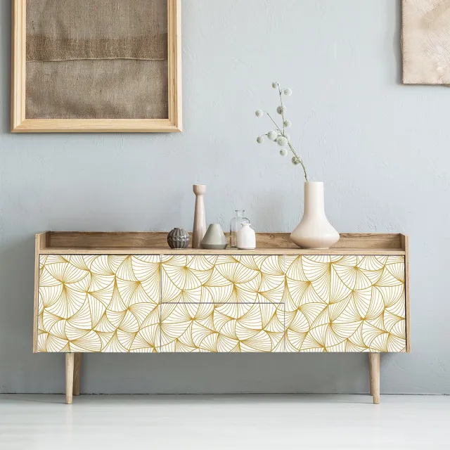 Ambiance Sticker Scandinavische meubelsticker van Wernner, 60 x 90 cm Multi color