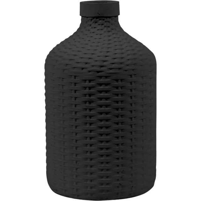 Light & Living Light&living Vaas deco Ø21x35 cm WICK mat zwart