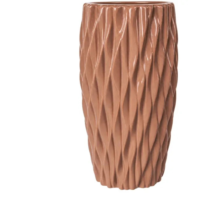 homebound by ky Aardewerk vaas Grain L sandstone Oranje