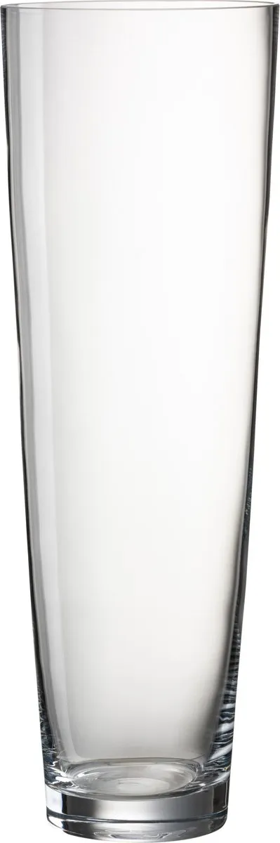 J-Line vaas Rond - glas - transparent - 51 cm hoog Transparant