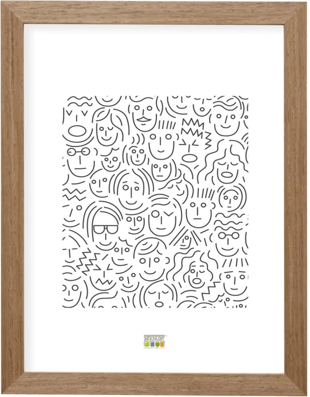 Deknudt Frames fotolijst S46BH3 - bruin-grijze houtkleur - foto 13x13