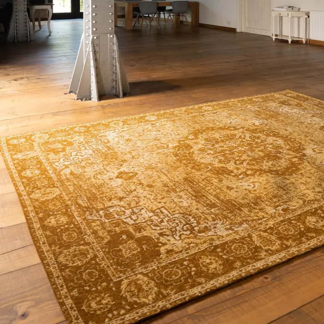 Heritaged Vintage vloerkleed - Traditions okergeel 200x290