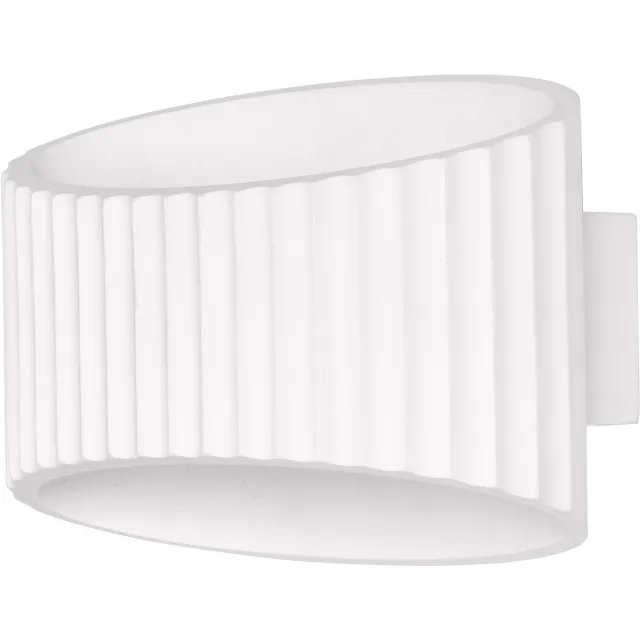 Osram Decor Plaster Band decoratieve wandlamp van gips, 255 mm, met E27 fitting, IP20, wit