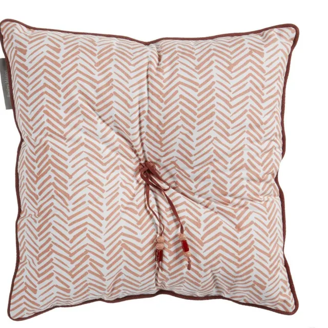 Riviera Maison RM La Paz cushion Coral 40x40 Koraalrood