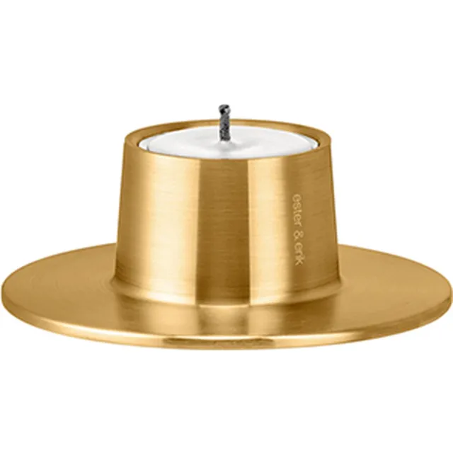 Ester & Erik Outdoor Candle Holder Small Gold | Incl. Candle | Incl. Candle extinguishers | Luxury Goud