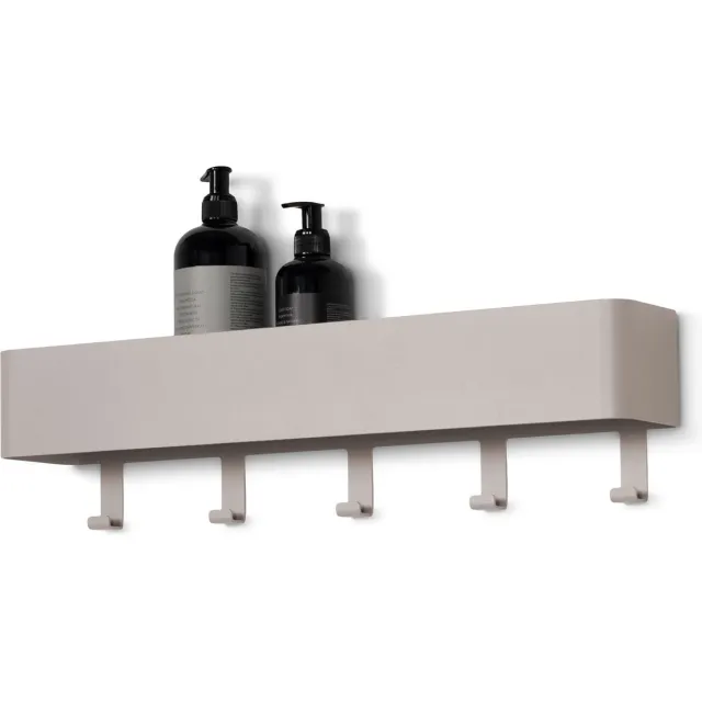 Spinder Design kapstok Multi 5 - Silky Taupe - 5 haken - Staal