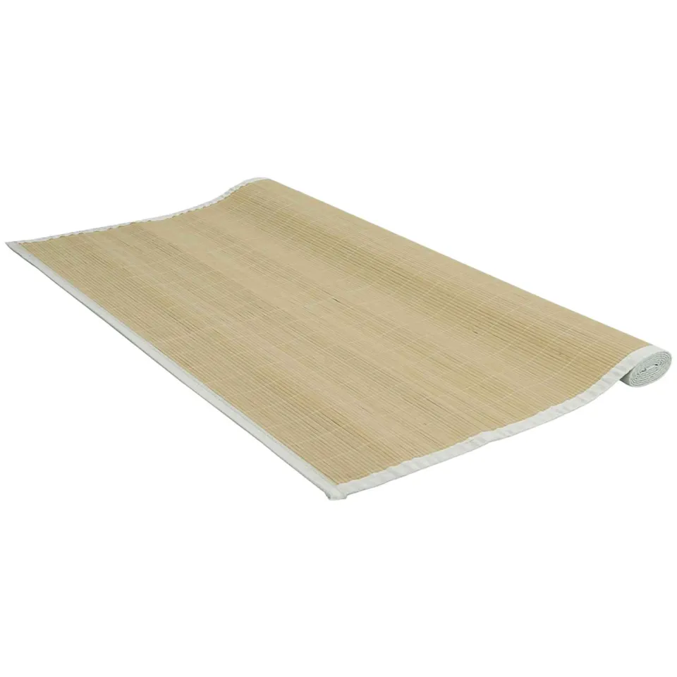 vidaXL Tapijt 160x230 cm bamboe natuurlijk bruin, foto 3